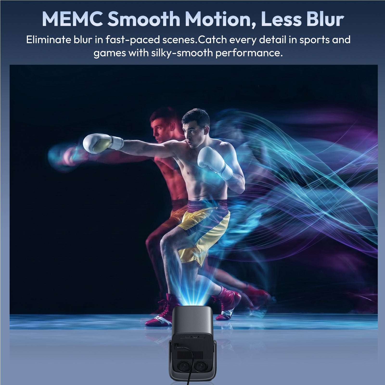 Gimbal A7 Cine Portable Projector Android 14 With Native 1080P WiFi 6 Bluetooth 5.4 Dolby Audio