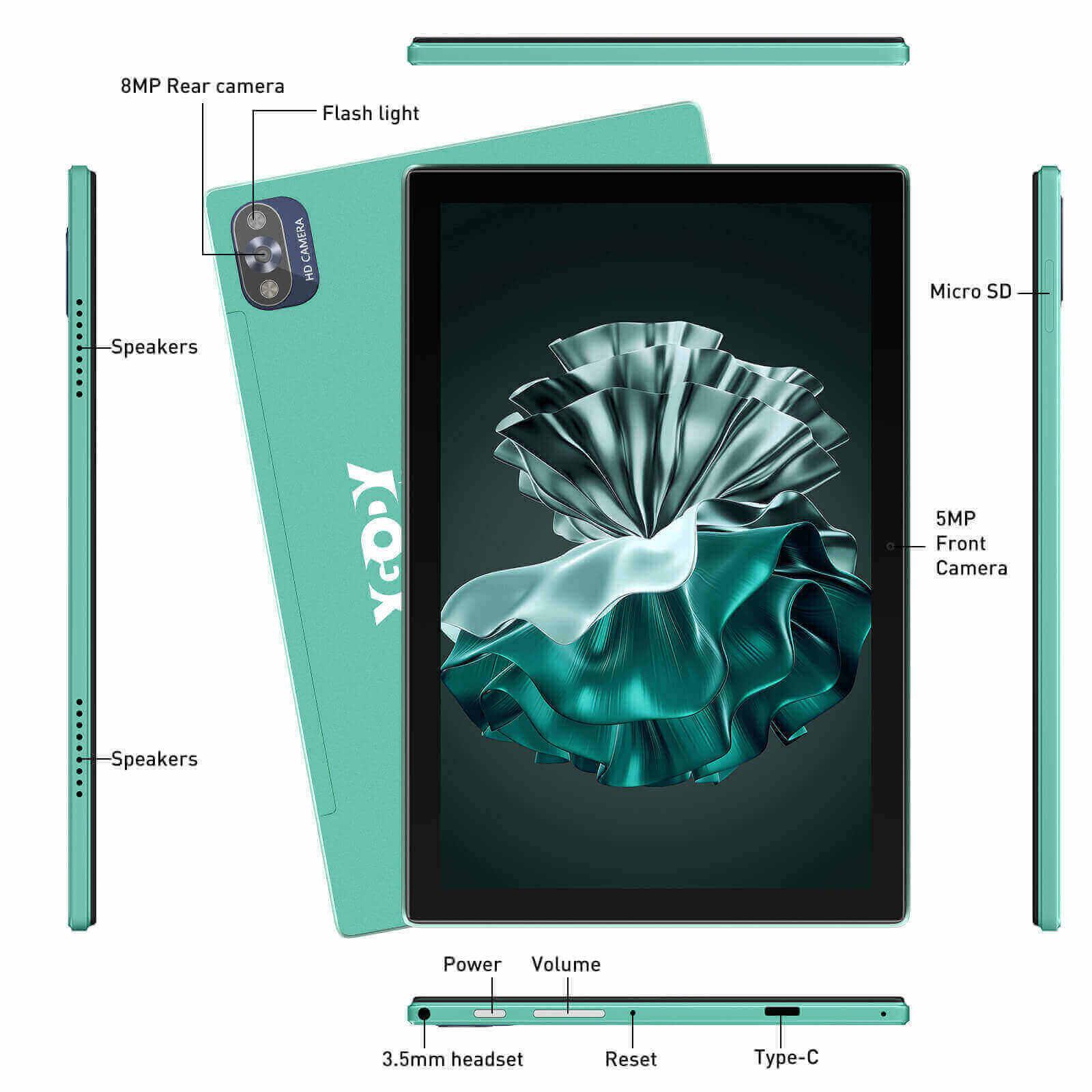 Cost-effective and Most worthwhile XGODY T10 With Long Battery Life, HD Display, And Dual Cameras, Budget-Friendly 10.1 Inch Tablet - XGODY