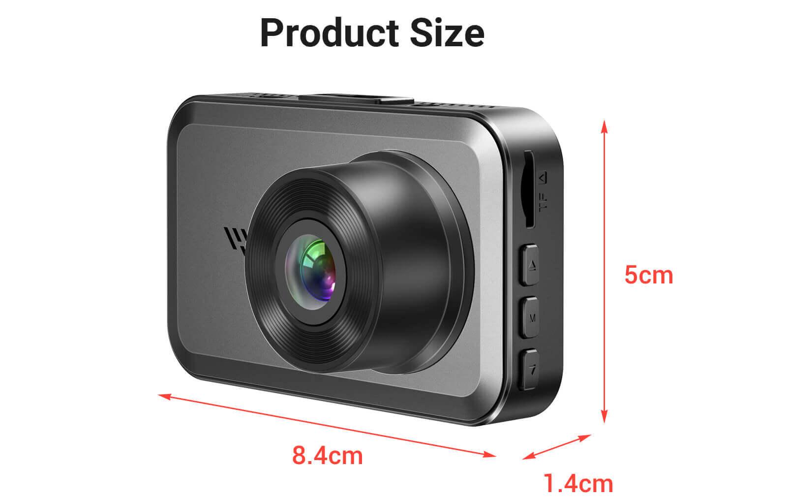 Cost-effective and Most worthwhile 4K Dash Cam Built in WiFi, GPS Car Dashboard Camera Recorder With Night Vision, Dual Lens, 3-inch Screen - XGODY