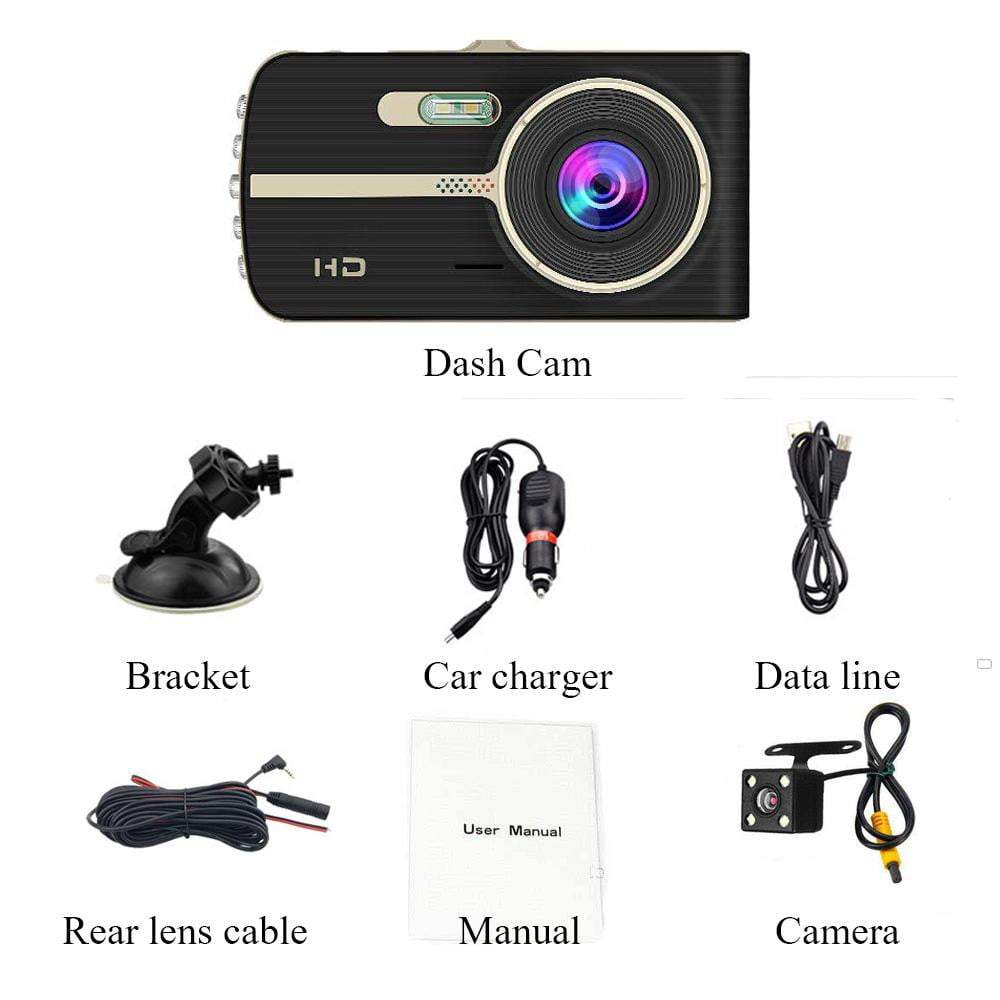 Cost-effective and Most worthwhile XGODY 802S HD Loop Recording Dual Dash Cam Rear View Mirror - XGODY
