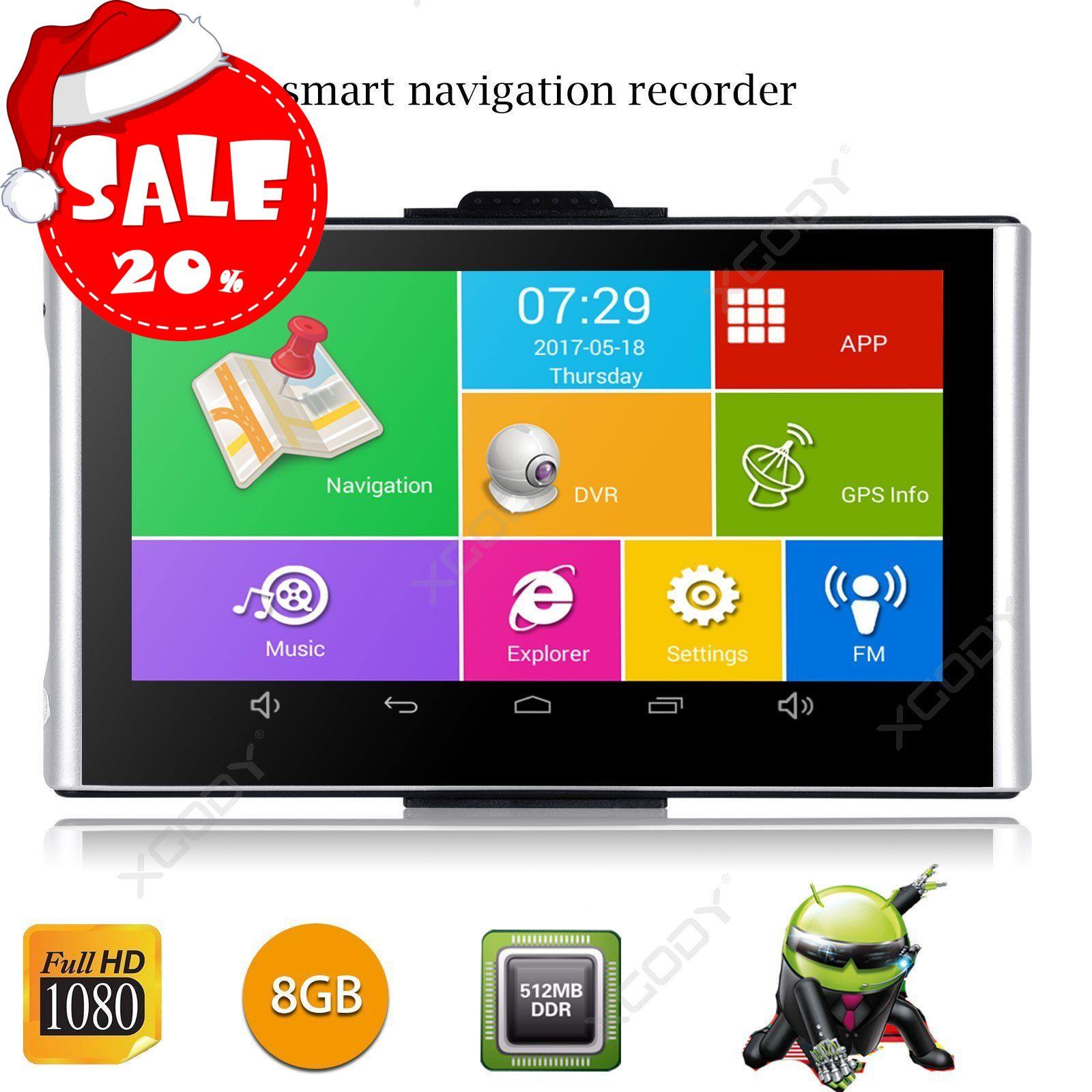 Cost-effective and Most worthwhile XGODY 826 Plus FHD1080P 7" Vehicle Car DVR Video GPS with Android system - XGODY