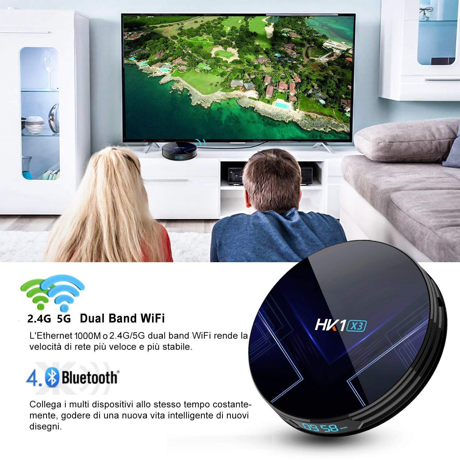 Cost-effective and Most worthwhile XGODY | HK1 X3 Android Tv Box with Wifi Access - XGODY