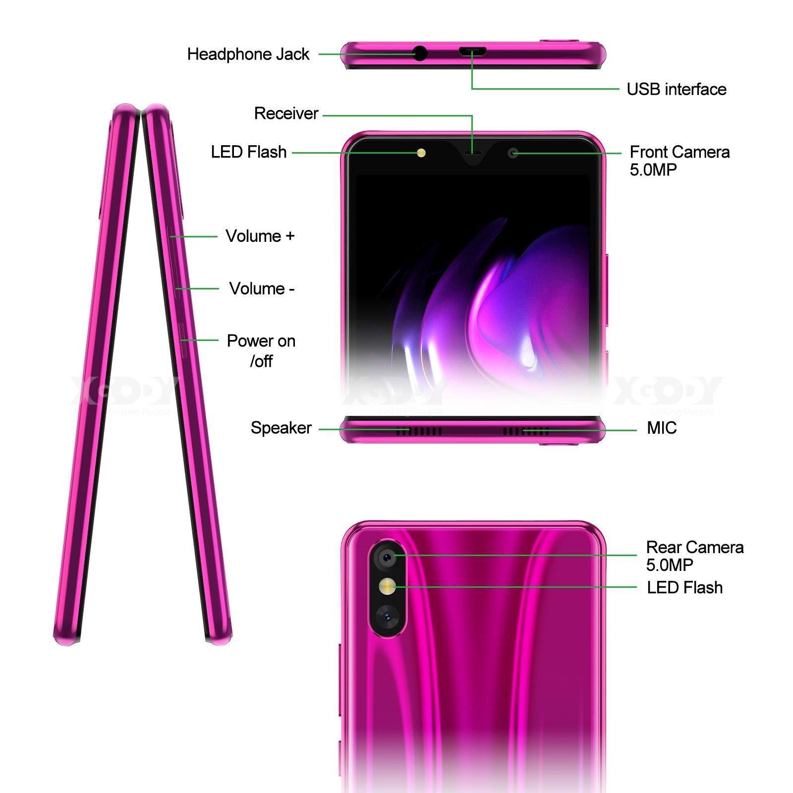Cost-effective and Most worthwhile XGODY S20 Lite Dual SIM 5.5" Unlocked Android Smartphone - XGODY