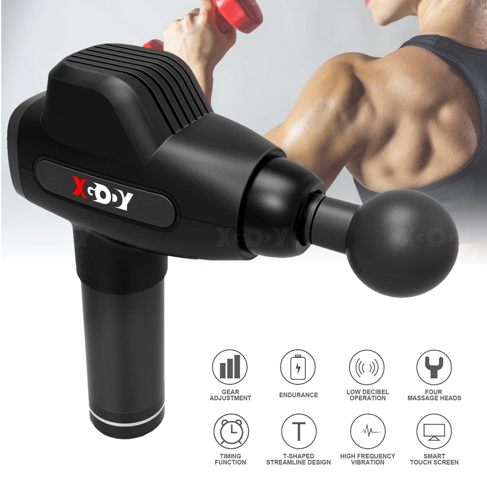 Cost-effective and Most worthwhile Xgody SP01 Muscle Silent Massage Gun - XGODY