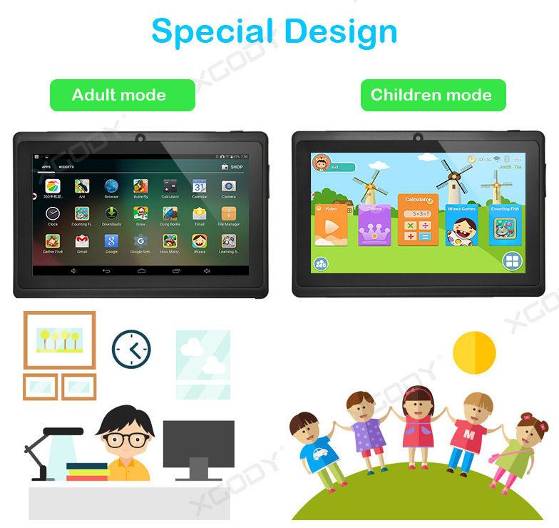 Cost-effective and Most worthwhile XGODY T702 2G RAM 16G ROM HD Quad core Tablet Kid - XGODY