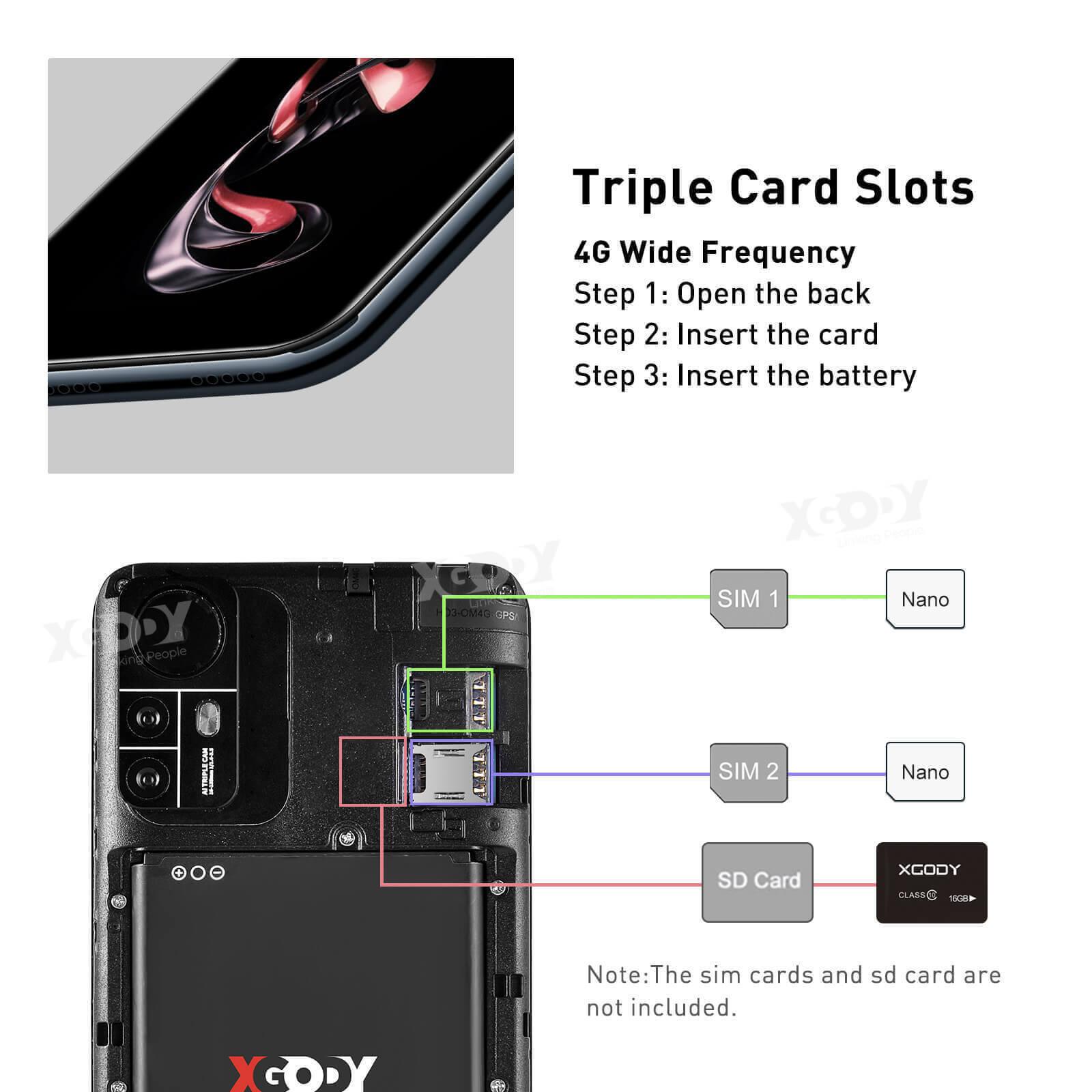 Cost-effective and Most worthwhile XGODY Android Phone X17 - Affordable 4G Smartphone with Dual SIM and Expandable Memory - XGODY 